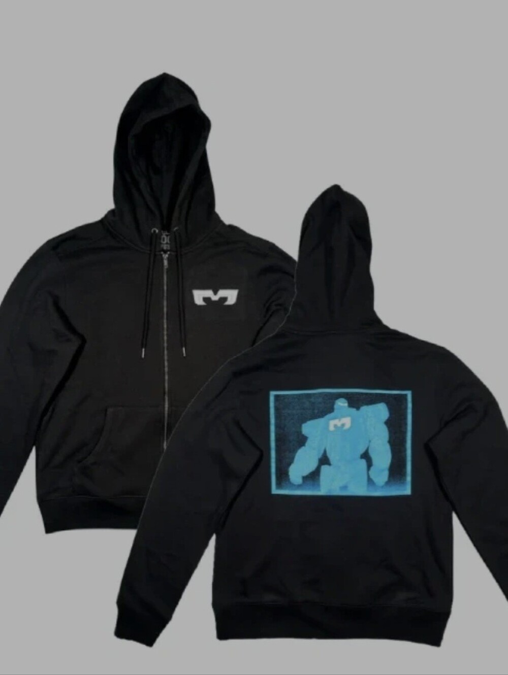 Mechaman Hoodie Large Hoodie Adhoc Studio Dispatch Collection